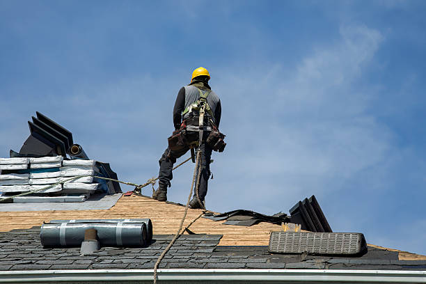 Professional Roof Replacement technician working in Low Moor, IA